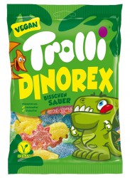 Мармелад жевательный Trolli - "Дино Рекс" Vegan 200 гр