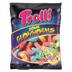 Мармелад жевательный Trolli Кислые Неоновые Червяки 100 гр