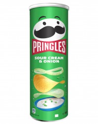 Чипсы Pringles Сметана и Лук 165гр